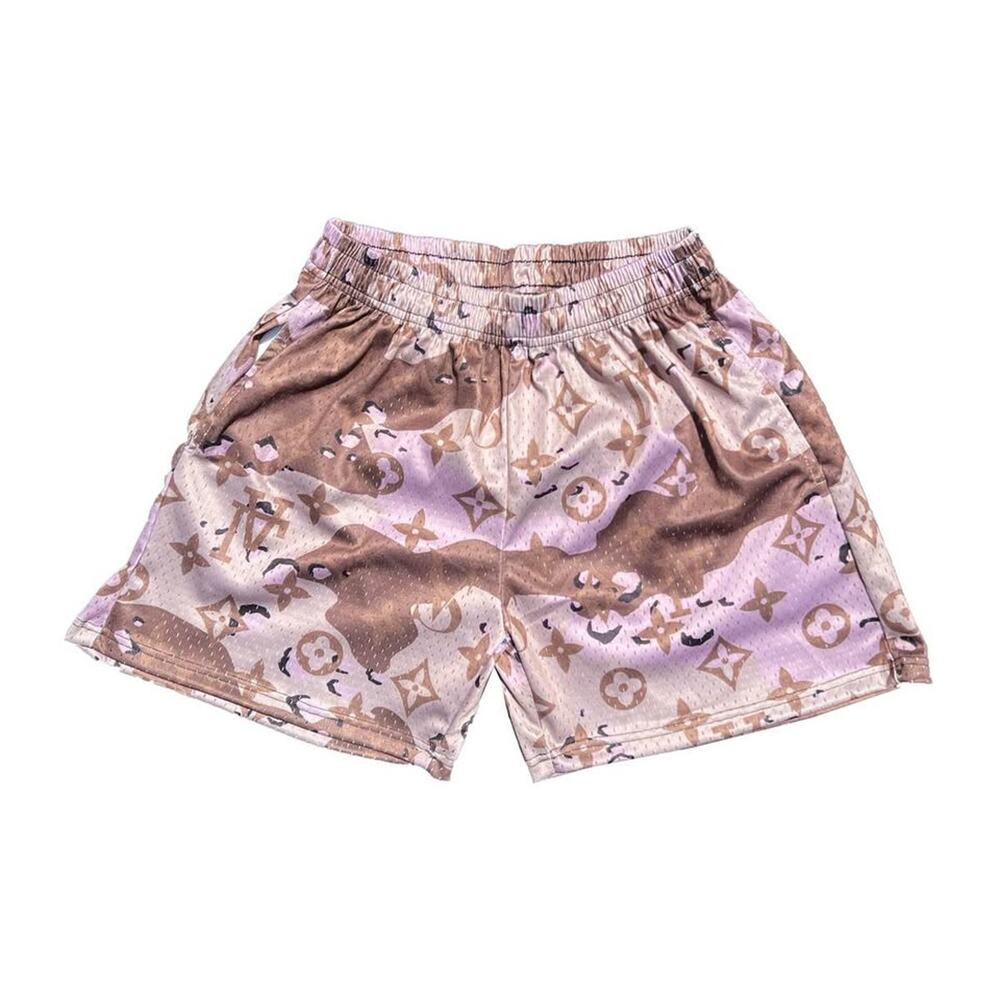 VS x LA Mesh 5” Shorts Versailles Brown Camo Adult Small Double Mesh